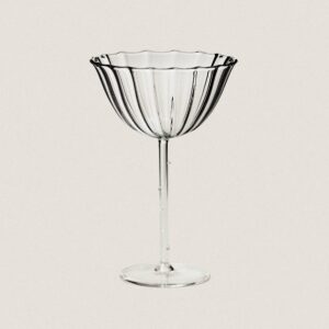 Clear Cosmo Coupe Glass Set of 4