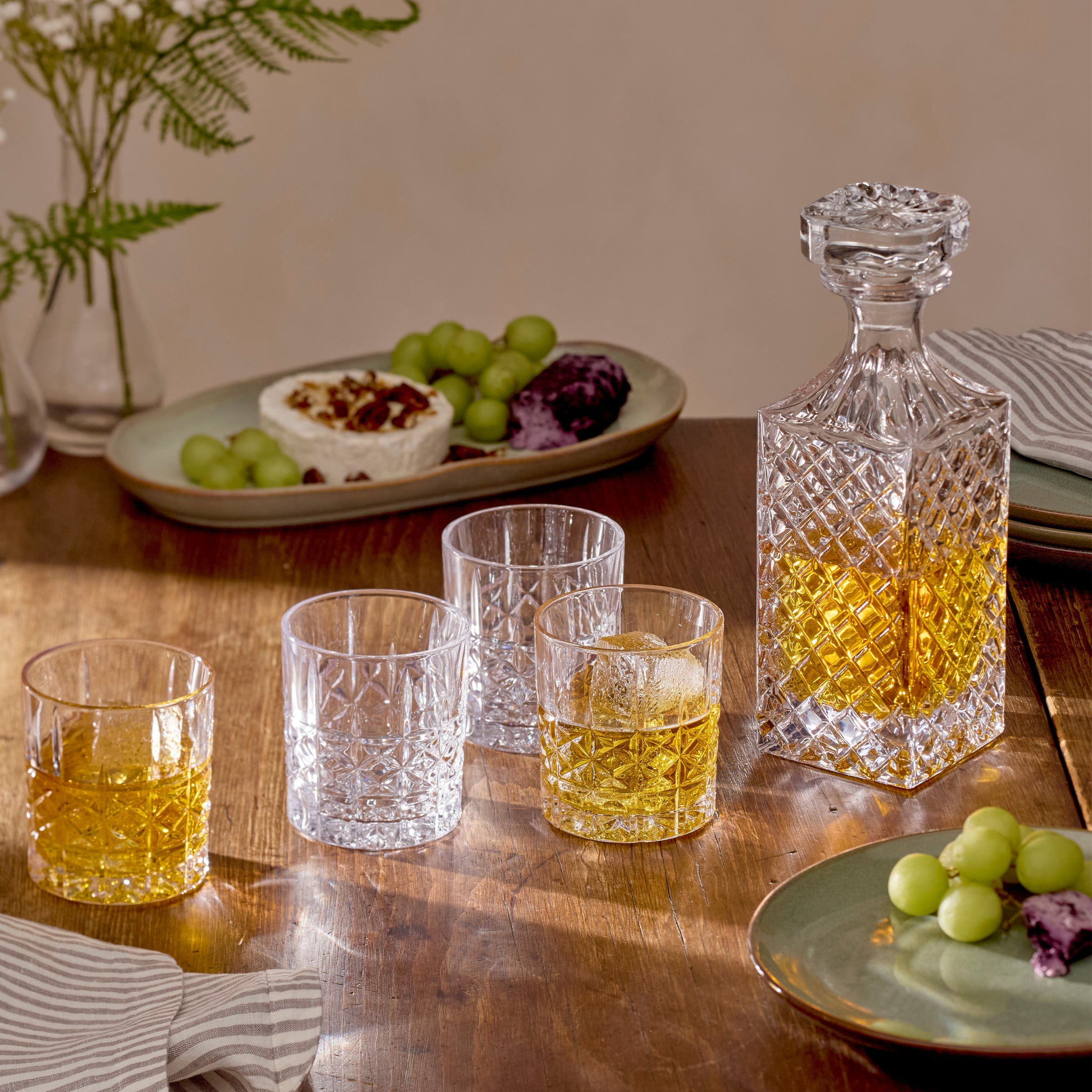 Starburst Cut Double Old Fashioned Glasses, Set of 4 - Image 6