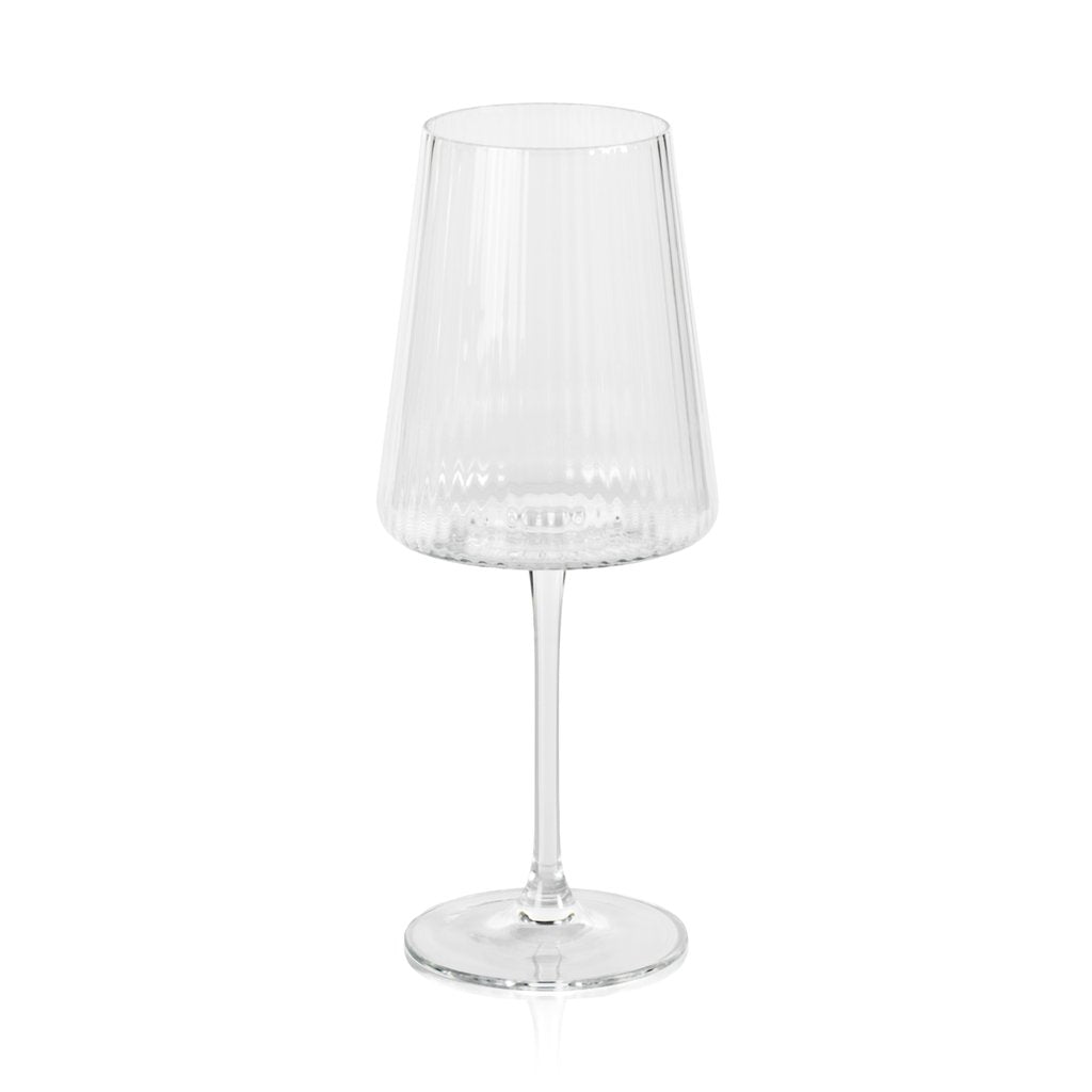 Fluted Textured Wine Glass Set of 4 - Image 2