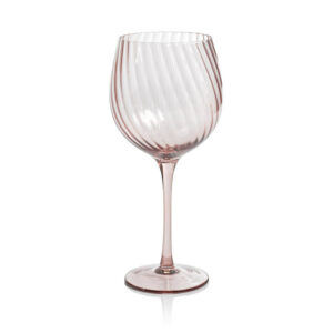 Lilac Swirl Optic Glassware Collection