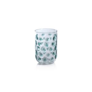Borosilicate Dotted Glass Tumbler 15.5 oz