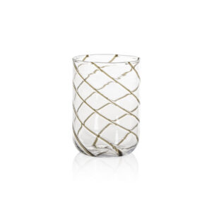 Swirl Glass Tumblers Set of 4