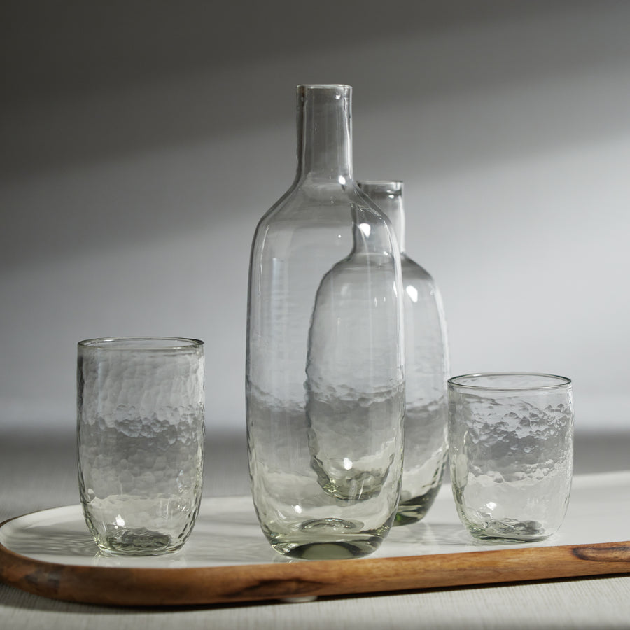Hammered Glass Tumblers & Carafes Collection - Image 2