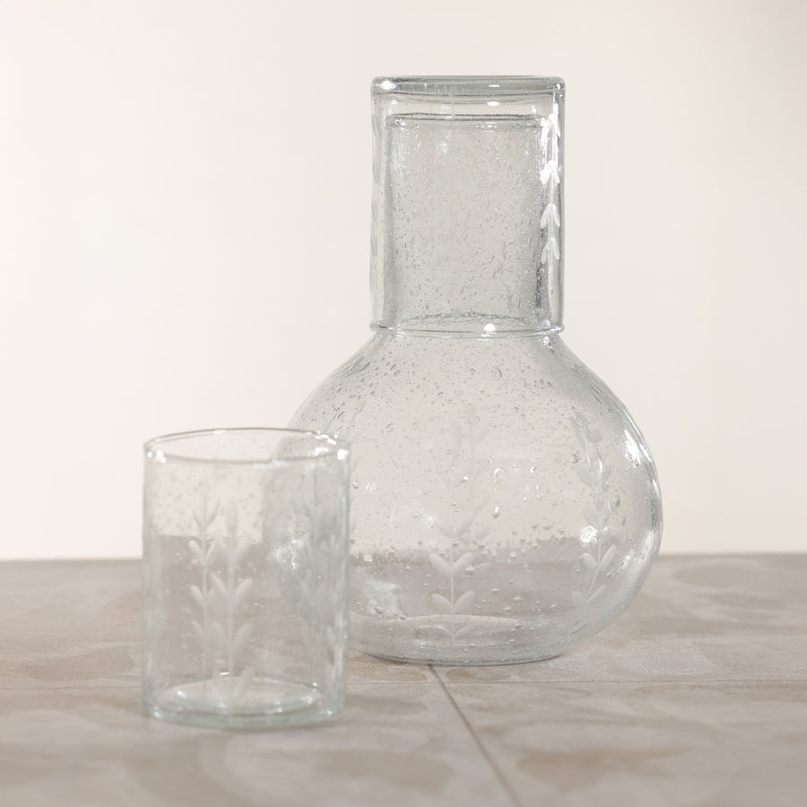 Etched Glass Carafe & Tumbler Collection - Image 2