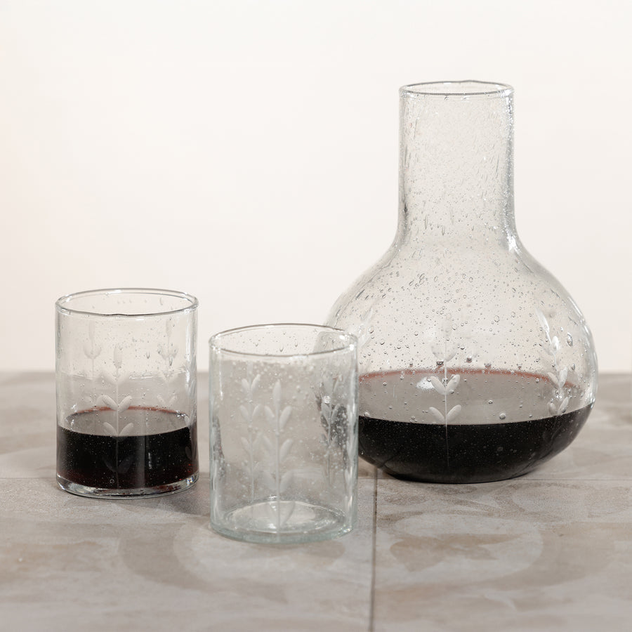 Etched Glass Carafe & Tumbler Collection - Image 3