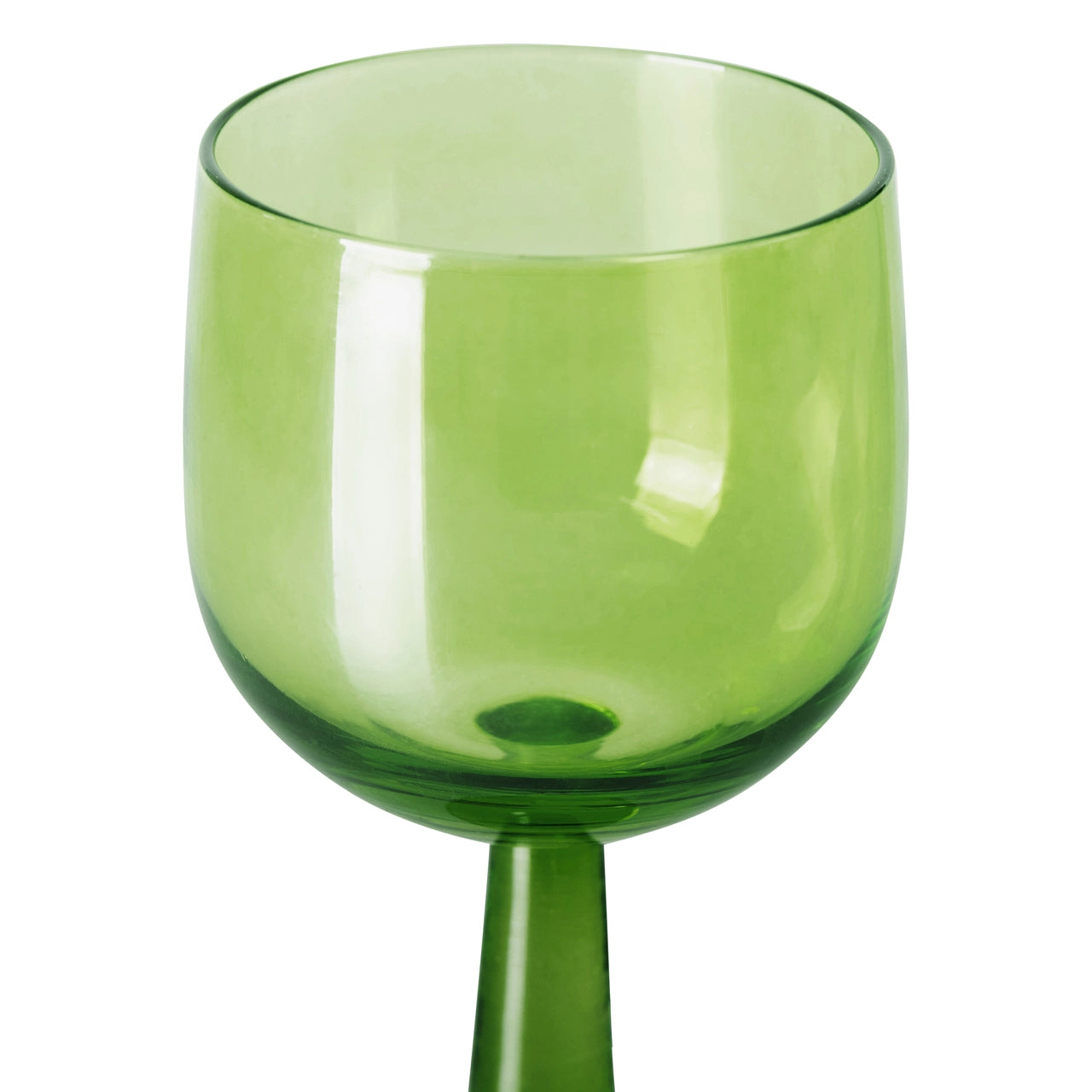 Tall Lime Green Wine Glasses - Set of 4 - Image 5