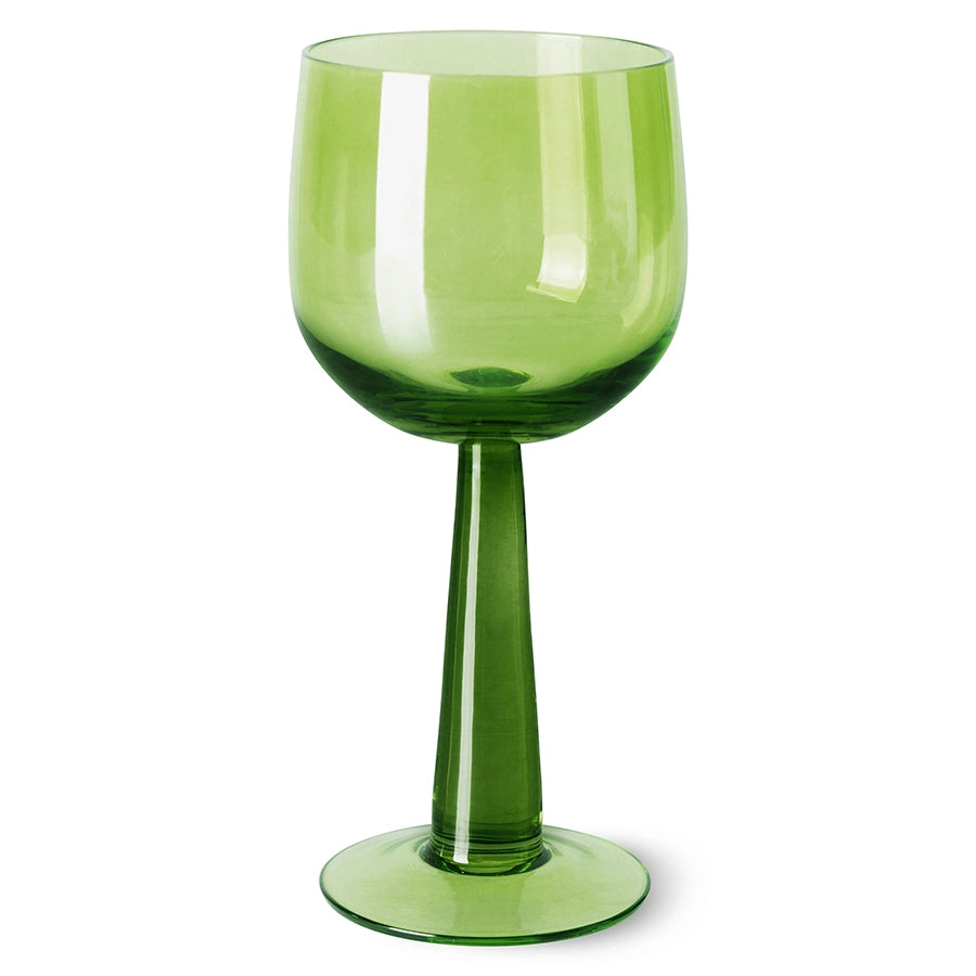 Tall Lime Green Wine Glasses - Set of 4 - Image 2