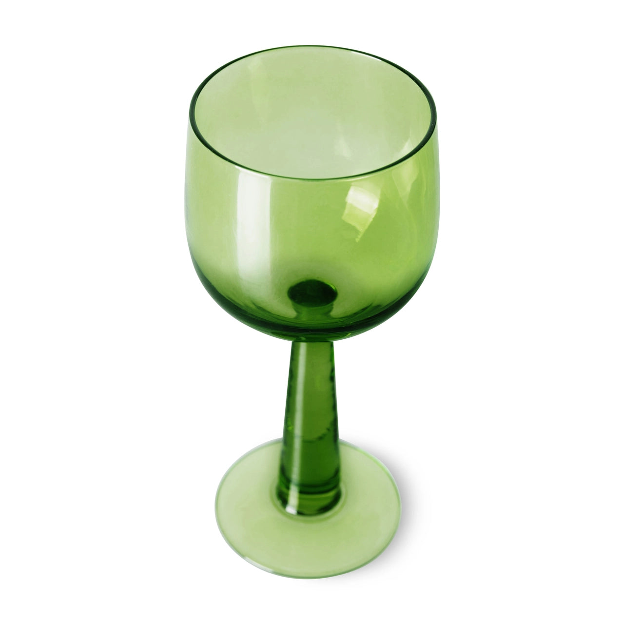 Tall Lime Green Wine Glasses - Set of 4 - Image 3
